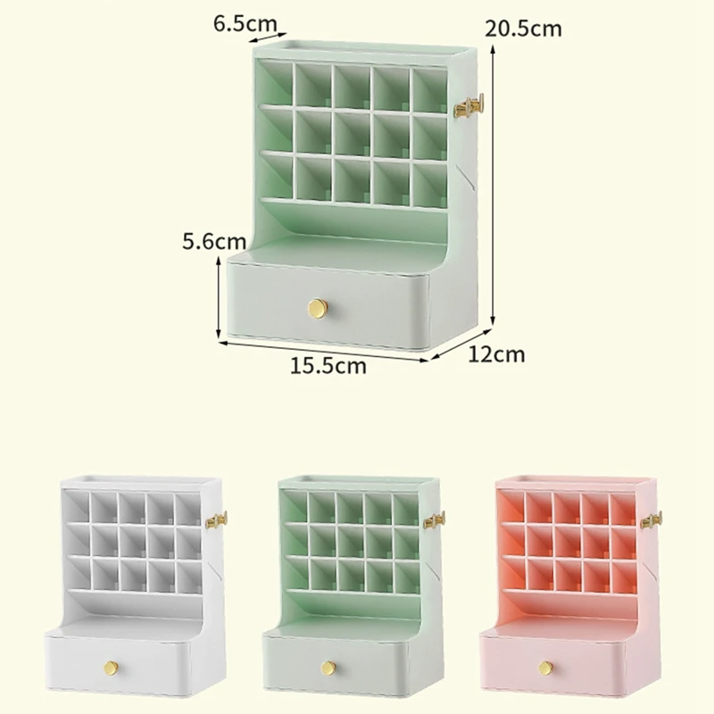 Трехуровневый Настольный органайзер для косметики ванной вместительная