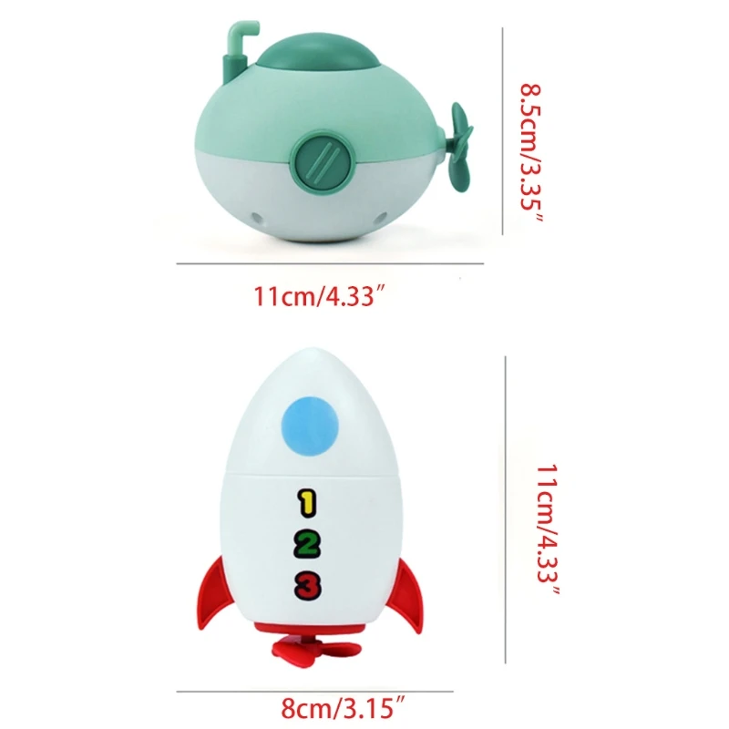 Bathtub Play Set Floating Yacht Water Beach Toy Developmental Toy for Baby Gift