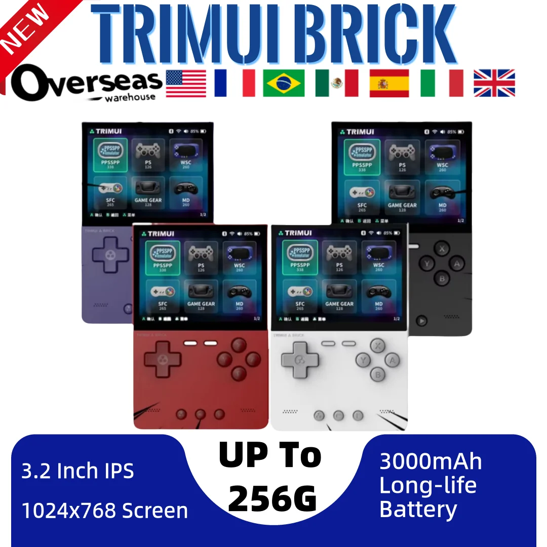 Портативный игровой видеоплеер TRIMUI BRICK