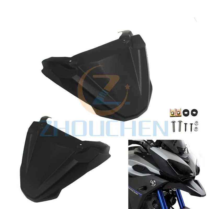 

Applicable to Yamaha MT-09 pull type Tracer modified bird nose fairing front mudguard under the plate