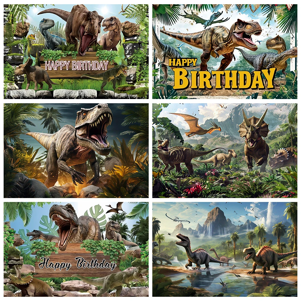 Виниловый Фон С Изображением Динозавра Мир Юрского Периода Для Фотосессии