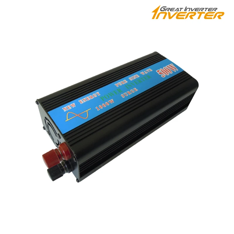 Инвертор немодулированного синусоидального сигнала мощность 50 Гц/60 Гц 500 Вт 12 В 24