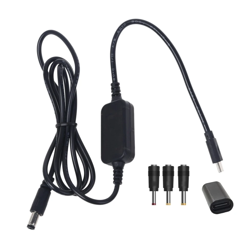 

Кабель-преобразователь PD USB C Type C, штекерный разъем 12/20 В, 2,5/3,5/4,0/5,5 мм, кабель модуля питания, шнур для камеры