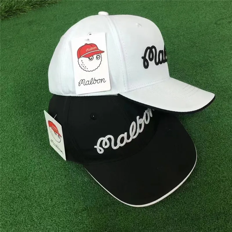 

2022 Golf Cap Outdoor Sports Sun Hat MALBON Bald Men And Women Couples Uniex Baseball Hats Golf Cap Sports Hat with Ball Marker