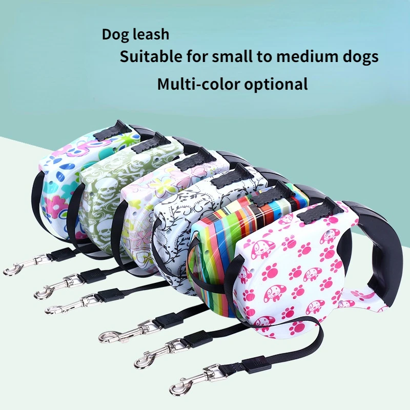 

Pet Retractable Leash Harness Fashion Retractable Leash Puppy Accessories High Quality Reflective Webbing Personalized Dog Chain