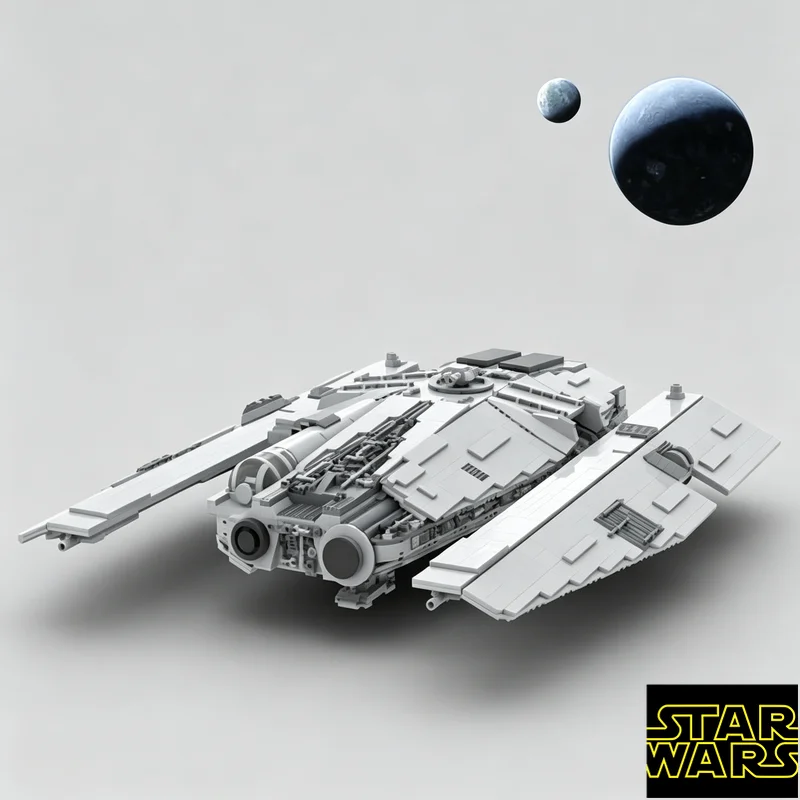 3770 деталей MOC FONDOR HAULCRAFT UCS: Набор для сборки креативной модели космического порта из кирпичиков, DIY-набор для взрослых, игрушки, подарки на день рождения (art.: 3920db07b555b) - 3920db07b555b