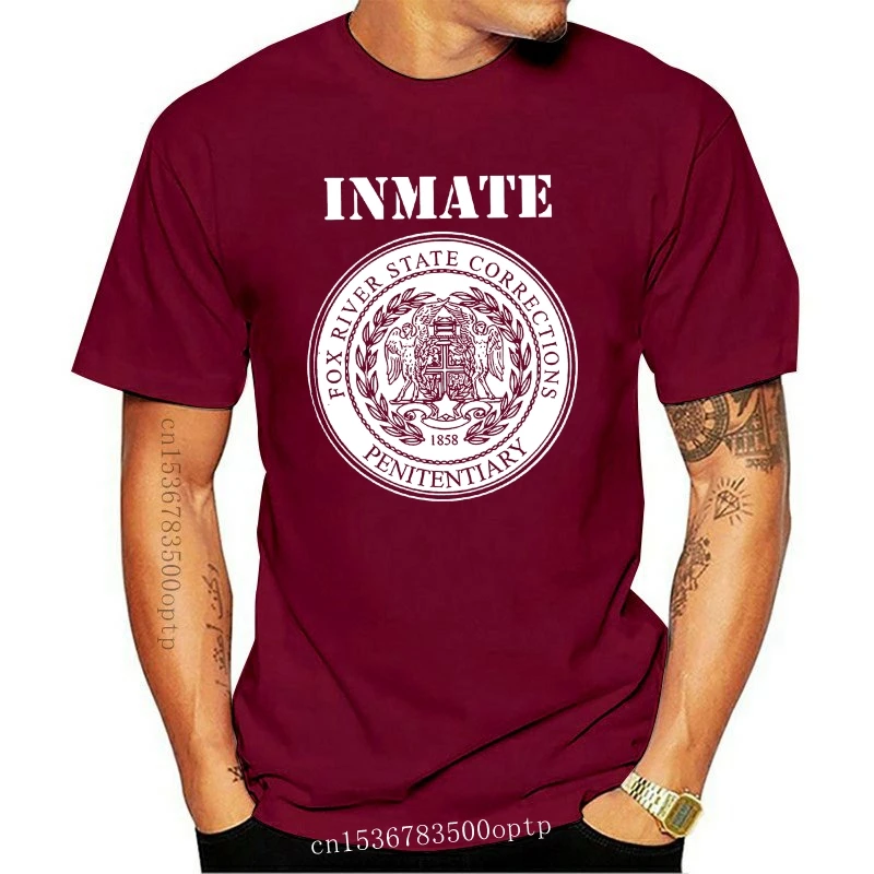 

New Prison Break Fox River Inmate Michael Scofield Official Tee T-Shirt Mens Unisex