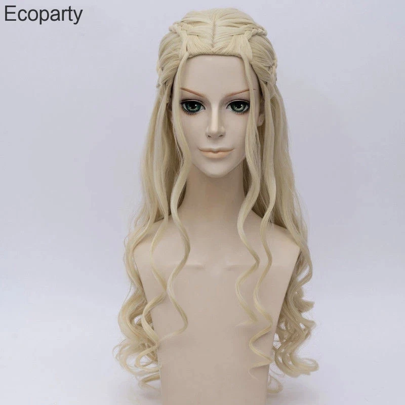 Костюм для косплея Daenerys 7 сезон черное платье с воротником-стойкой и длинными