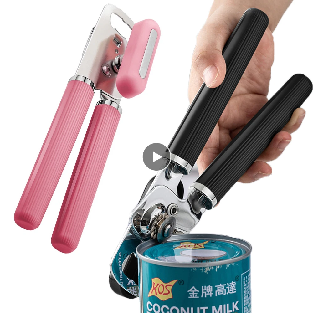 

2022 High Quality Cans Opener Stainless Steel Professional Ergonomic Manual Can Opener Side Cut Manual Can Opener Kitchen Gadget