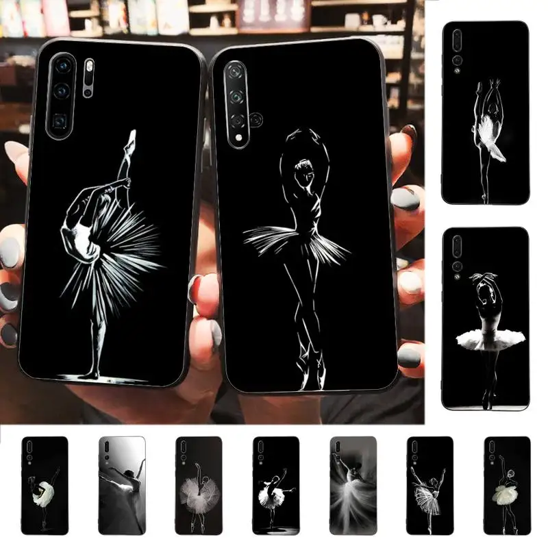 

Ballet Girl Phone Case for Huawei P30 40 20 10 8 9 lite pro plus Psmart2019