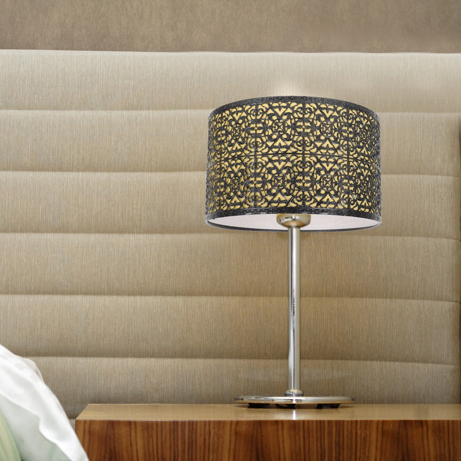 

Белые лампочки для оформления стола в отеле, большой Настольный металлический пол