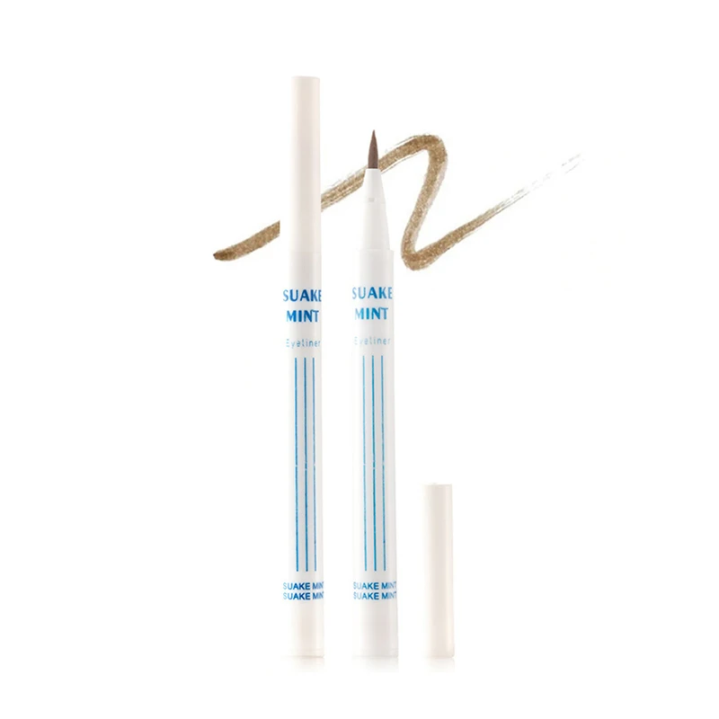 Жидкая подводка для глаз ручка шелкопряда матовые тени долговечная водостойкая