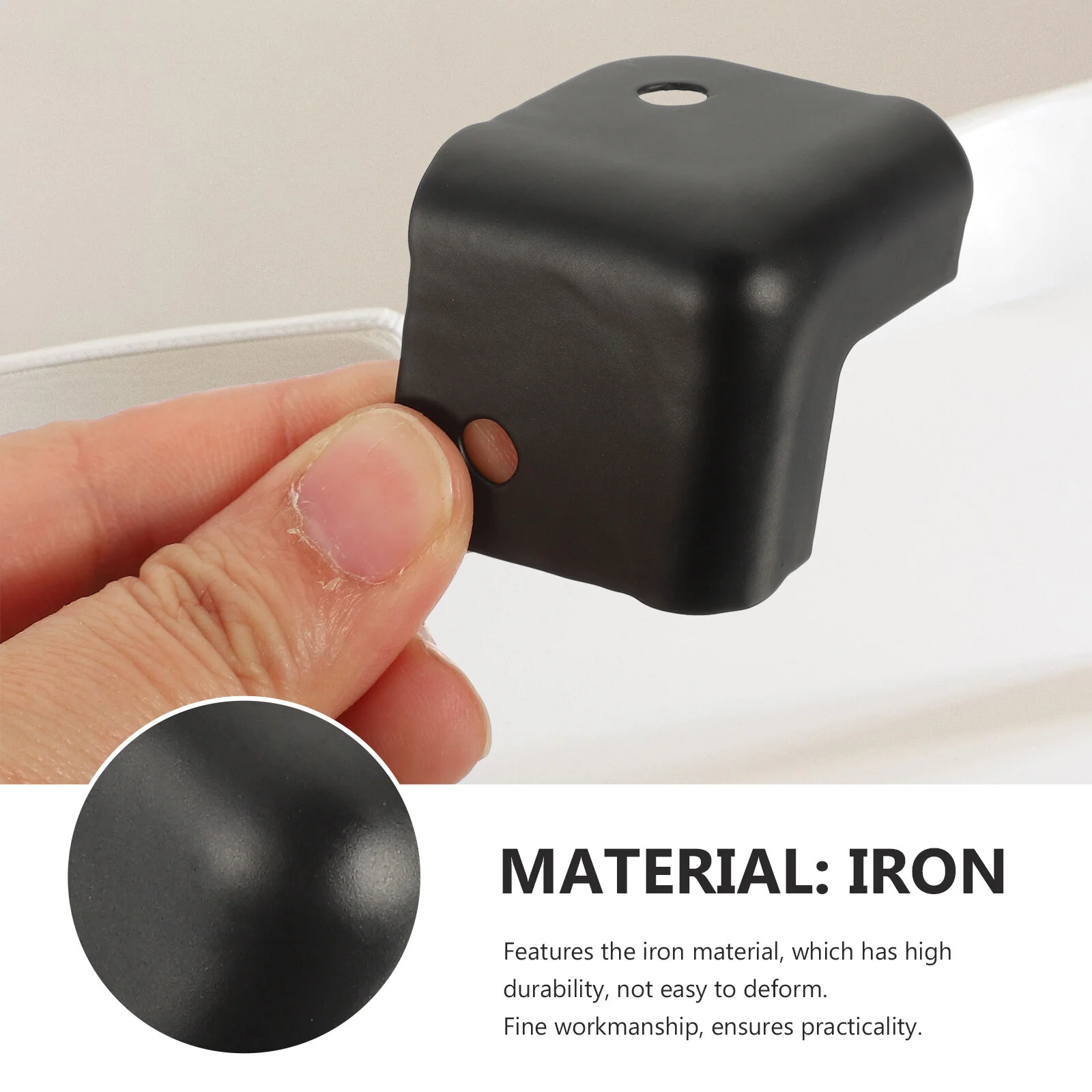 

16 Pcs Speaker Wrap Angle Box Protective Guards Safety End Table Decor Bumper Wood Corner Iron Jewelry Baby Guitar Capos
