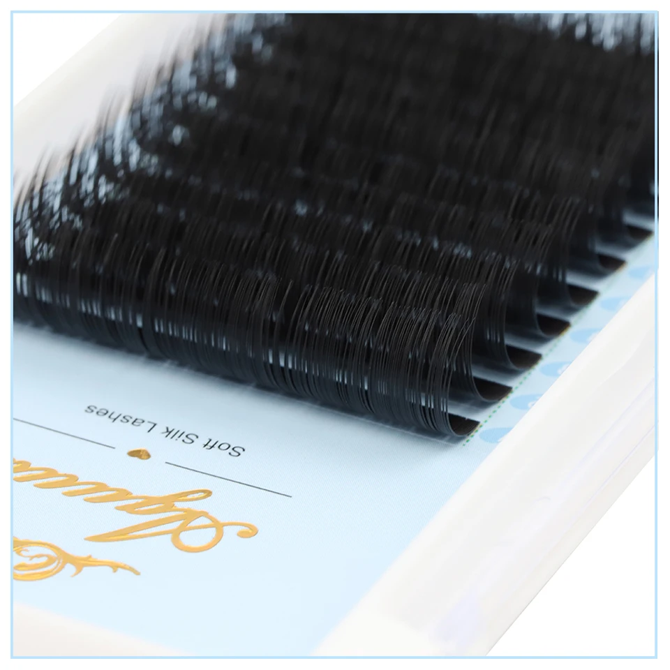 AGUUD Премиум Нормальное наращивание объемных ресниц Натуральные мягкие накладные