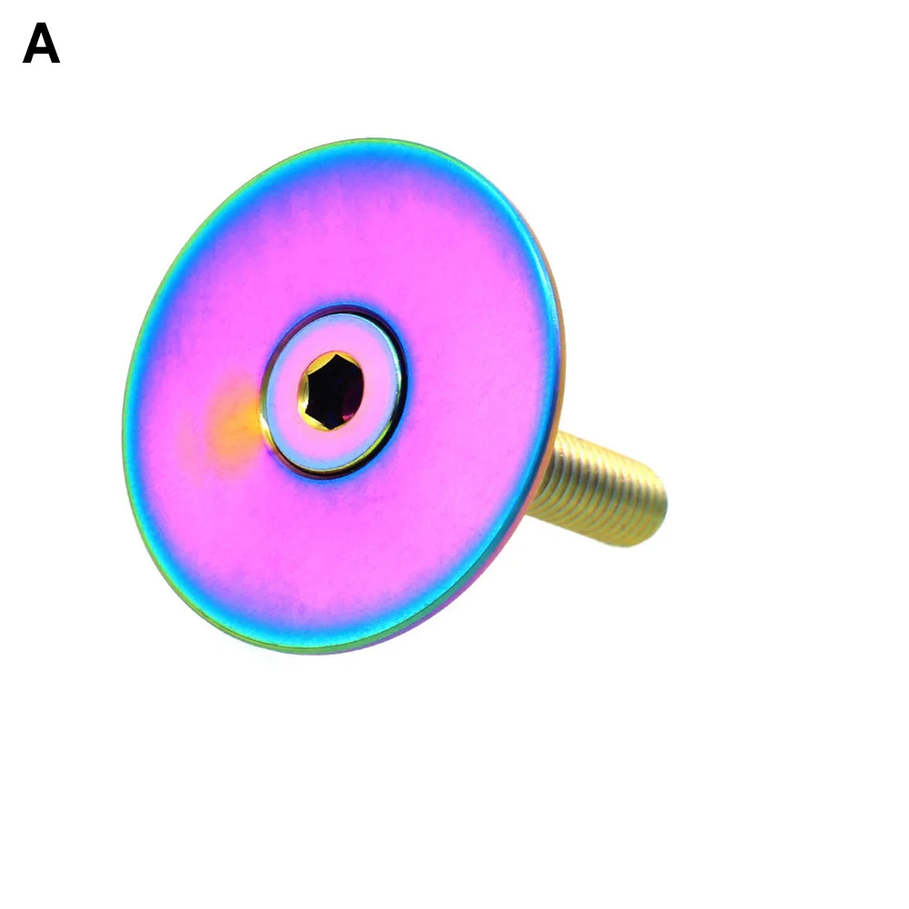 

Горный и шоссейный велосипед, Легкий колпачок на стержень из титанового сплава, с винтом, аксессуары для езды на велосипеде