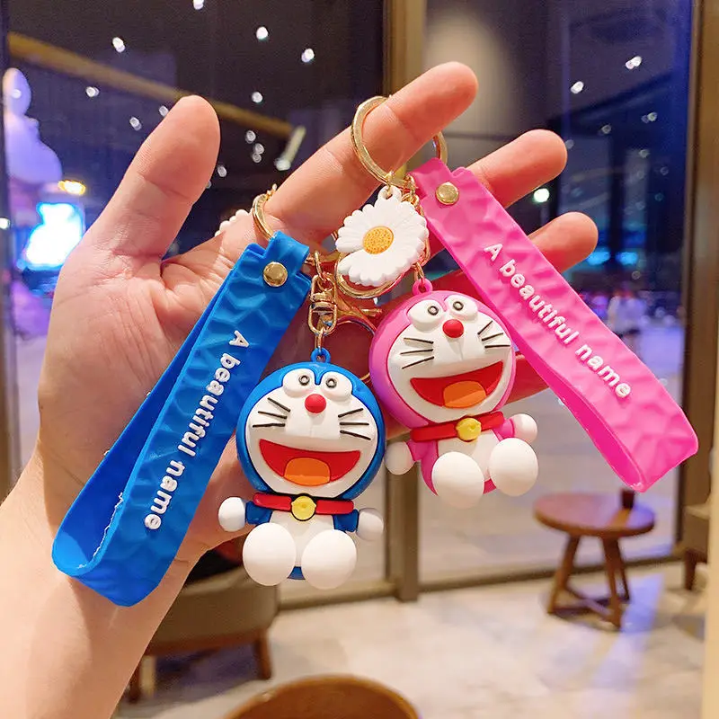 

Doraemon Accessories Keyring Creative Cartoon Carabiner for Keys Anime Keychains on Backpack for Boys Girls