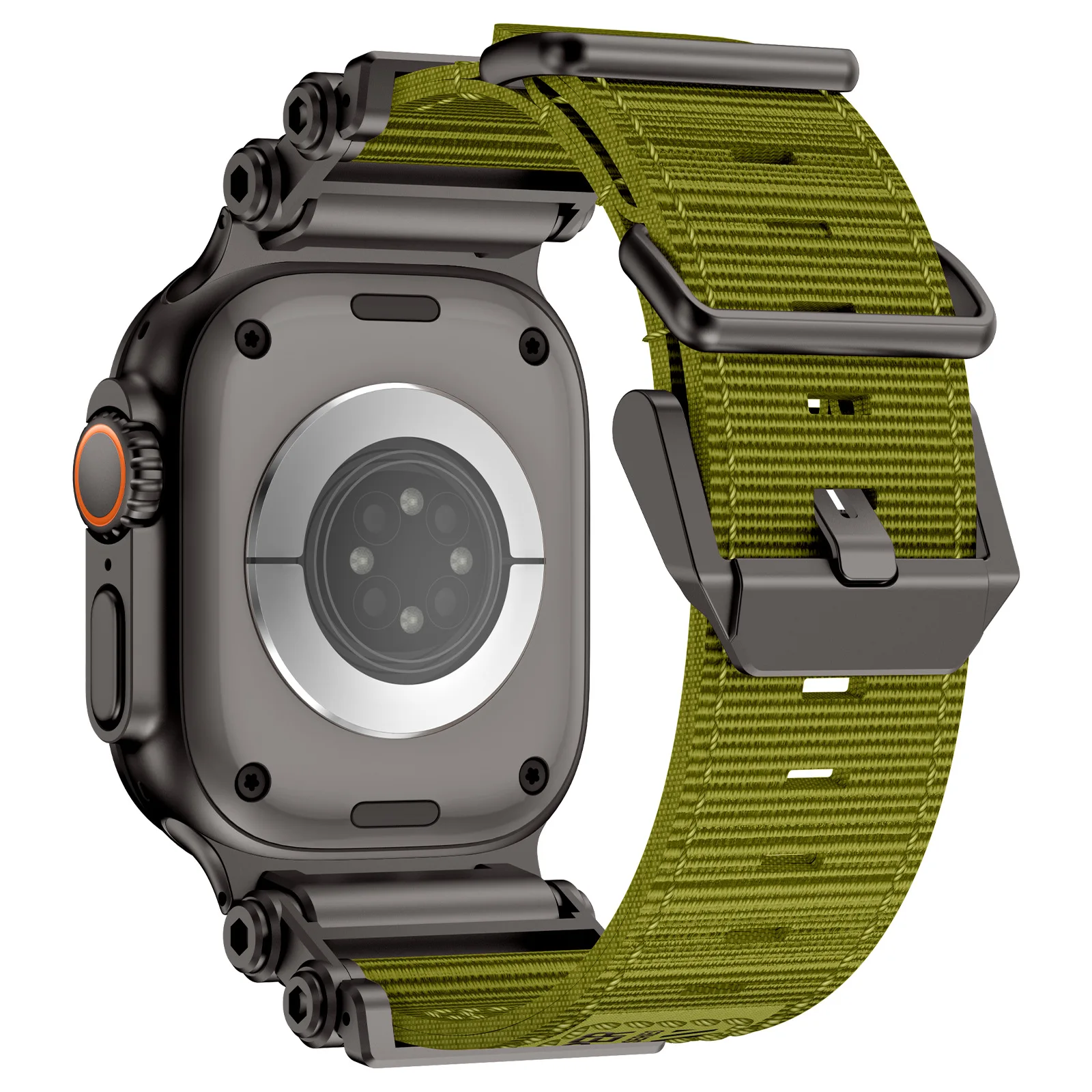 Фото Ремешок Trail Loop для Apple Watch 49 мм, серии 11, 10, 9, 8, SE, 46 мм, 42 мм, 41 мм, спортивный нейлоновый браслет для моделей 10, 9, 8, 7, 6, 5, 4, Ultra 44-40-45 мм №2