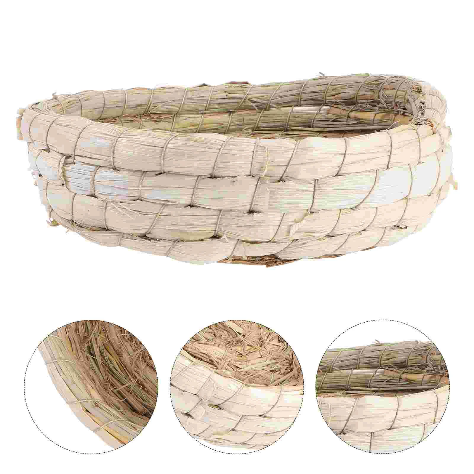 

2Pcs Carrier Pigeon Nests Household Pigeon Nests Pet Bird Hatching Nest (Coffee)