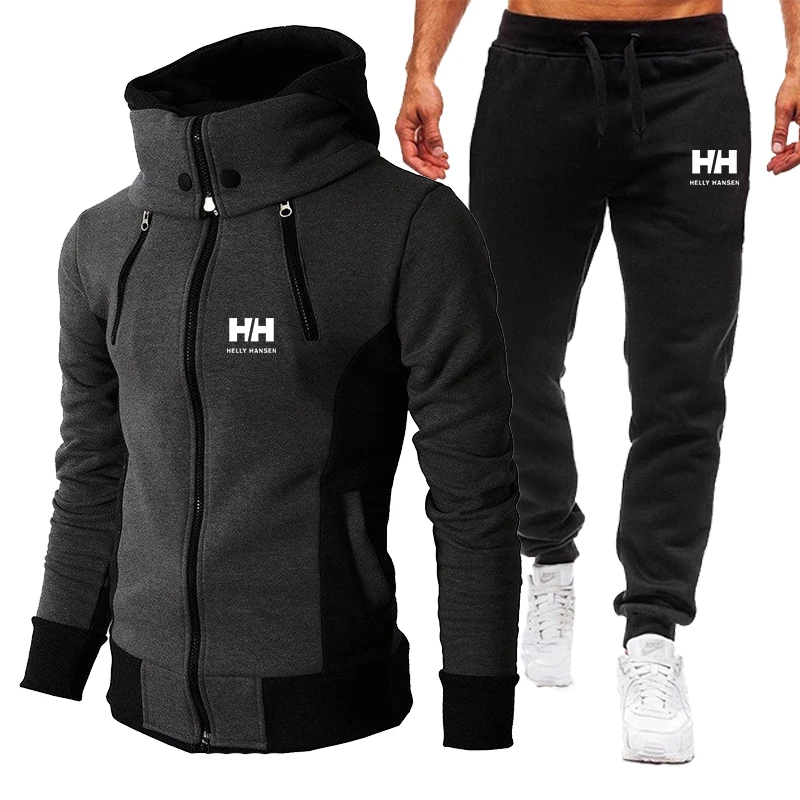 

2024 Newest Fashion Printed Zipper Hoodie Tracksuit Luxury Logo Pullover Brand Jogger Winter Casual Sports Warm Athletic Sets