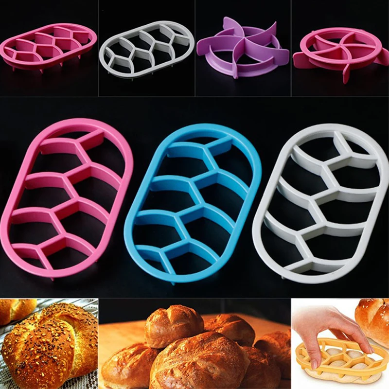 

Circular Oval Bread Molds Fan Shaped Pastry Cutter Dough Press Bread Roll Form Dough Cookie Cake Baking Kitchen Tools