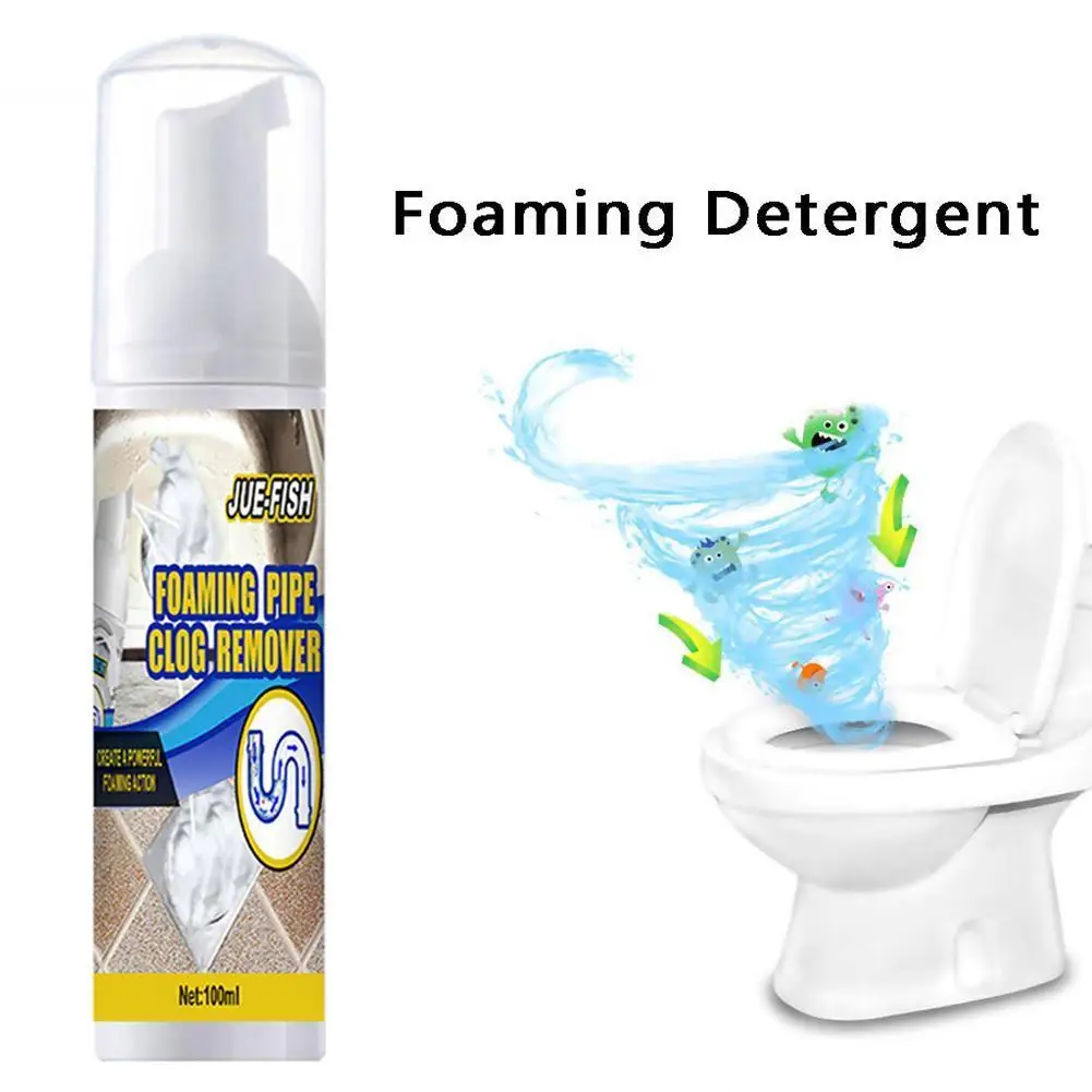 

Sewer Toilet Dredge Cleaning Tools Sink Drain Cleaning Foam Powerful Pipe Unclogging Agent Dredging Agent Deodorant Kitchen Sew