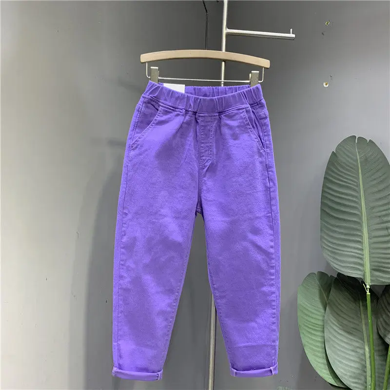 

Women's Autumn Spring Winter Fashion High Waist Haren Pants Draping Radish Pants Loose Pants Casual Straight Eight Points B07