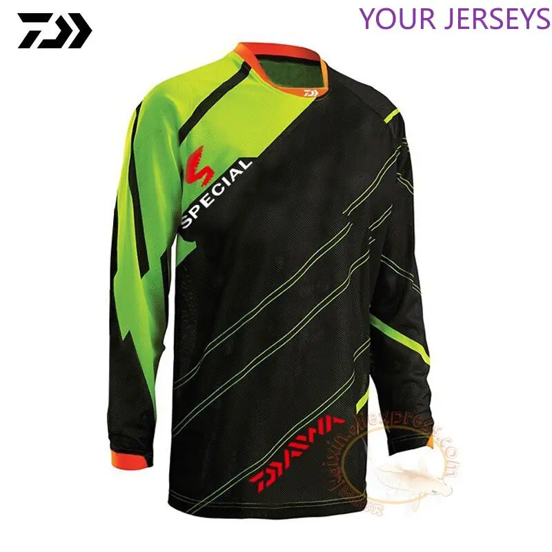 

DAIWA Brand Fishing Clothes New Daiwa Fishing Shirt Thin Breathable Hygroscopicity Quick Dry Anti-UV Fishing Clothing DAIWA