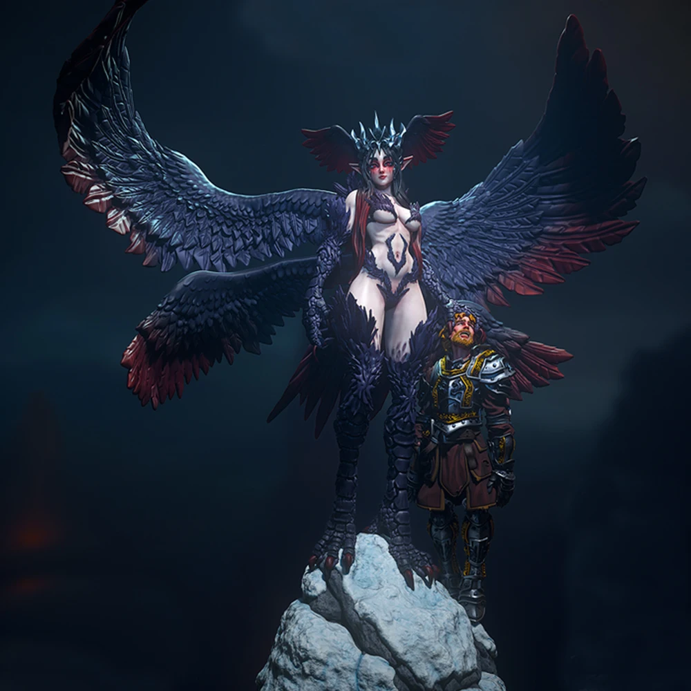 Фигурка Аэтары 1:24 миниатюрная модель из смолы комплект неокрашенной пластиковой