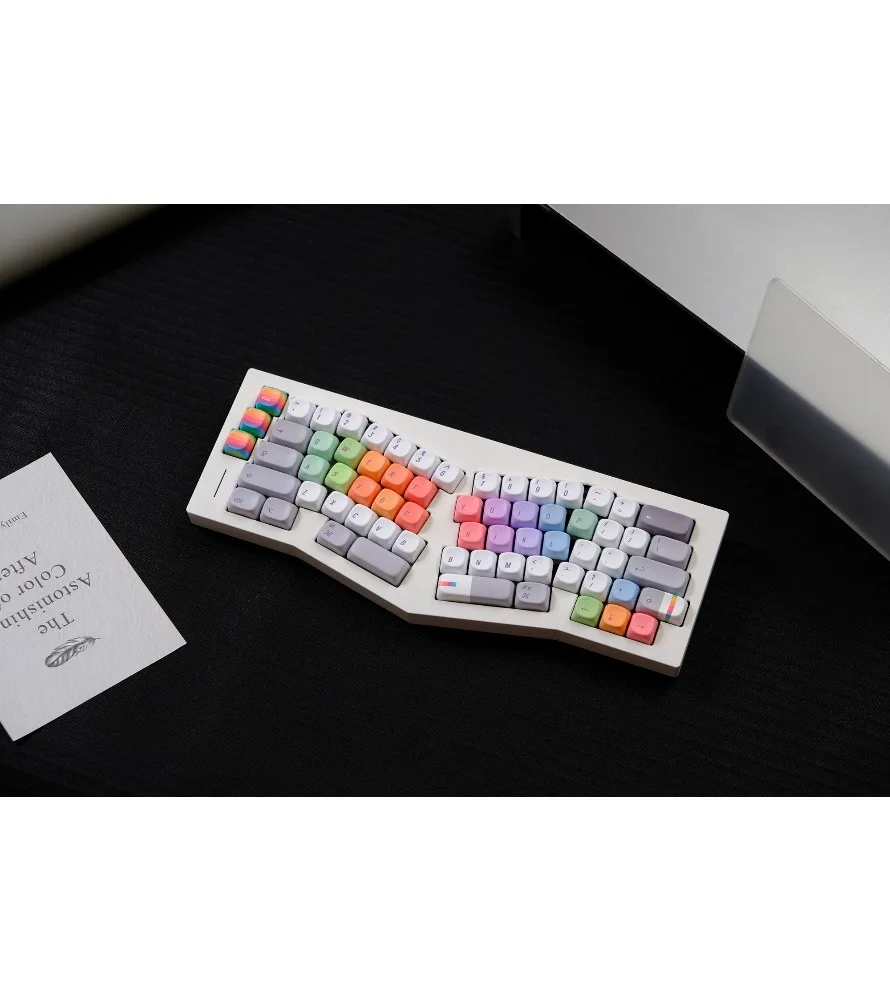 Фото Кейкапы MX8.0 Black Canyon K845/K865 Rainbow Programmer XOA, сублимационная печать, профиль XOA №2