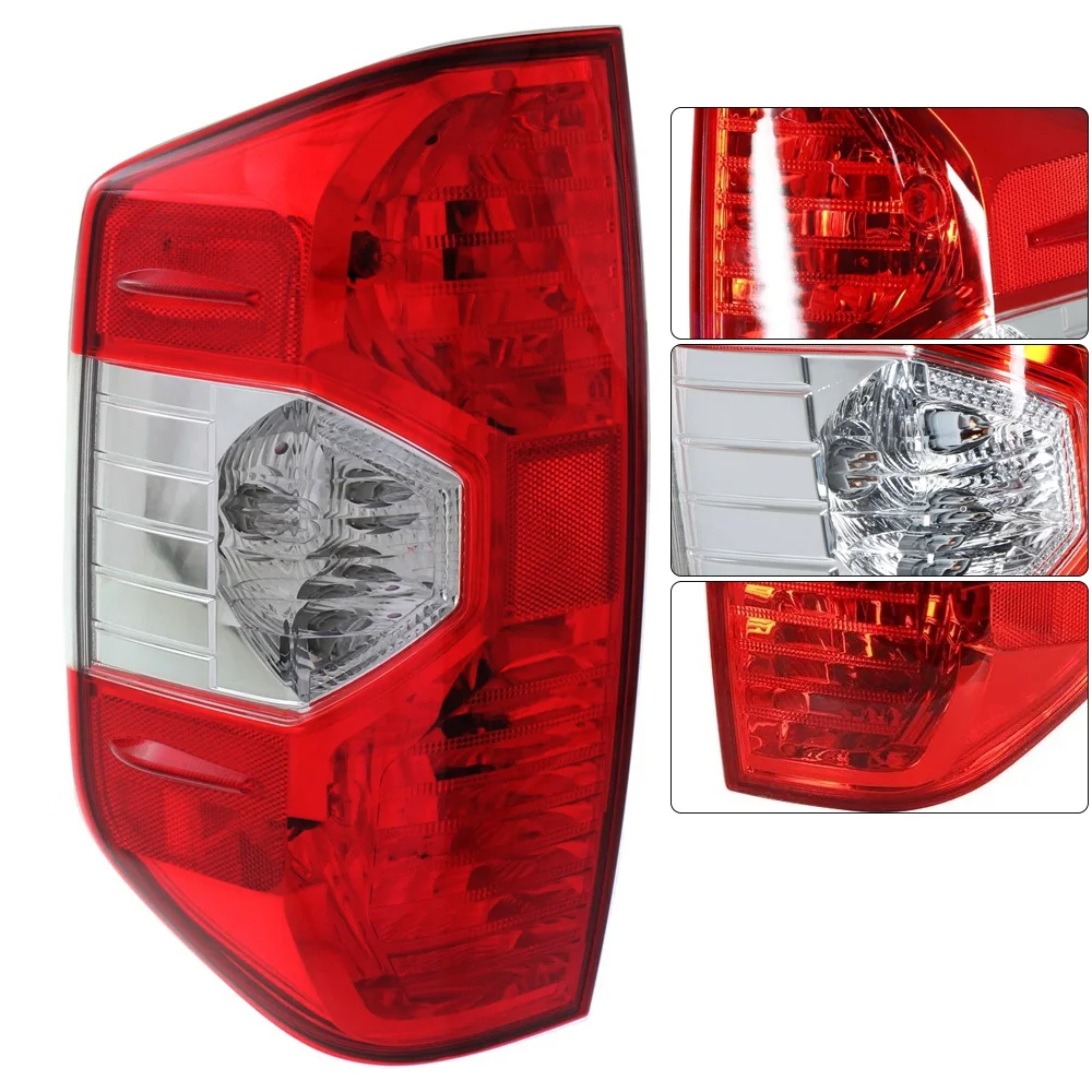 Фото Задний фонарь в сборе для Toyota Fortuner Tundra Tacoma 2014-2021, левый/правый, галогенный, стоп-сигнал, фонарь заднего хода №3