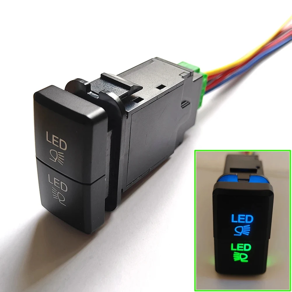 

Автомобильные аксессуары, кнопка включения света, автомобильный ПП, двойные кнопки, автомобильный противотуманный выключатель, 39*21*60 мм