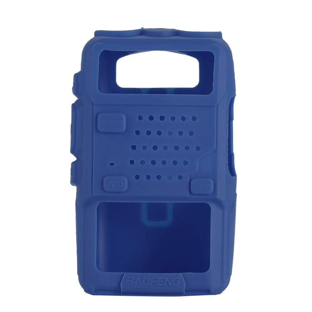 silicone rubber cover bumper baofeng uv 5r case for two way radio f8 uv 5r uv 5re dm 5r walkie talkie uv5r accessories free global shipping