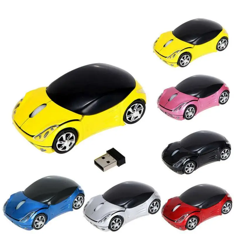 

Universal 2.4ghz Mouse Portable Wireless Mouse Usb Laptop Mouse Laptop Accessories Cute Photoelectric Car Mouse 3 Keys