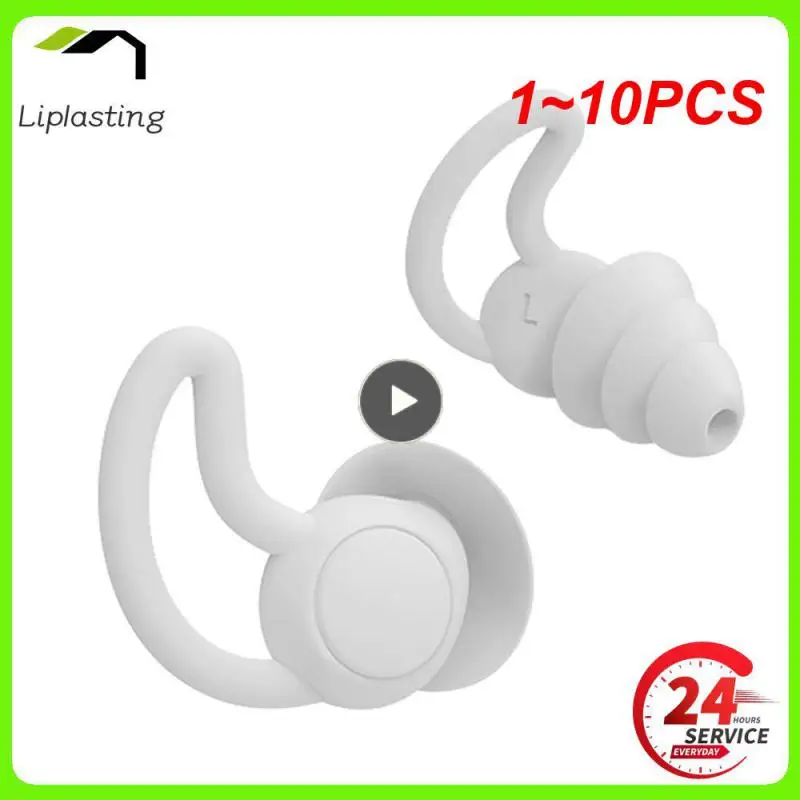 

1~10PCS Soundproof Sound Blocking Reusable Travel Earplugs Ear Muffs Soft Swimming Protection