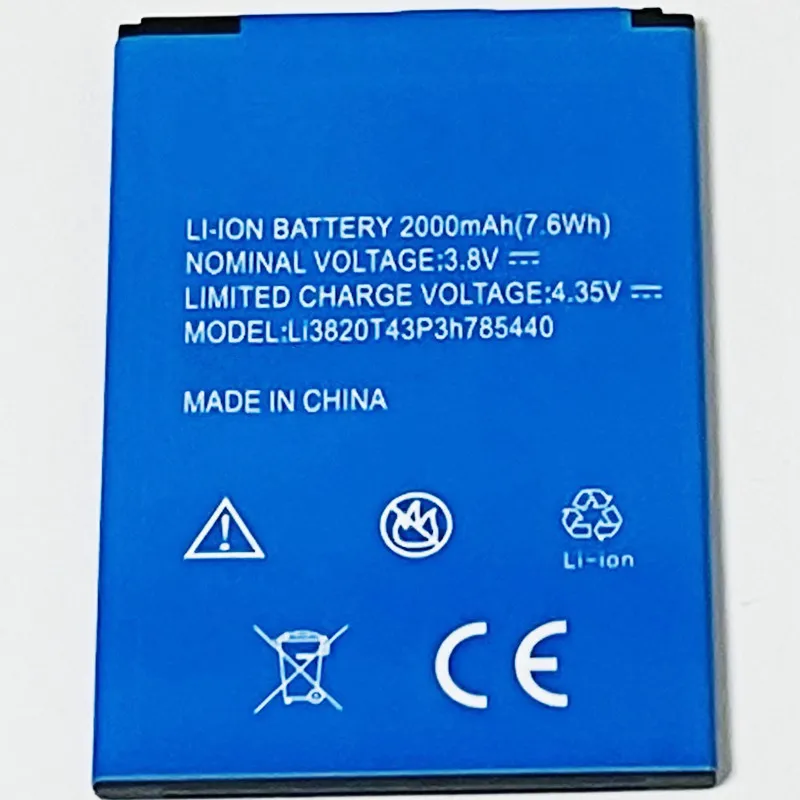 3 8 V 2000mAh Li3820T43P3h785440 для ZTE Blade L2 Plus L370 аккумулятор | Мобильные телефоны и аксессуары