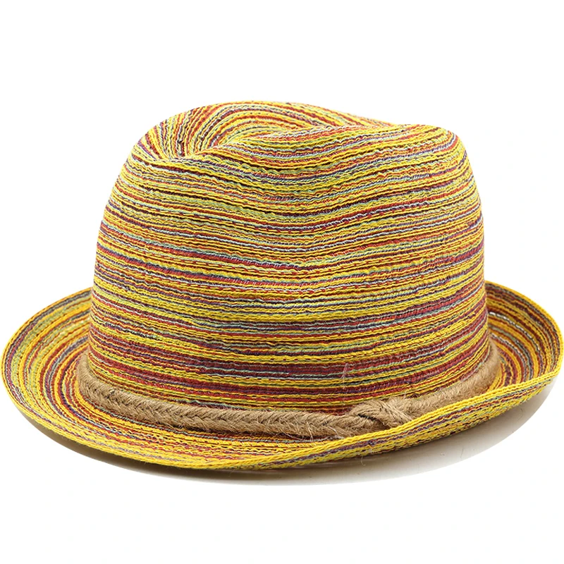 

Sun Hat Cute Adult Sun Hats Bow Hand Made Women Straw Cap Beach 6cm Brim Hat Casual Girls Stripe Summer Cap