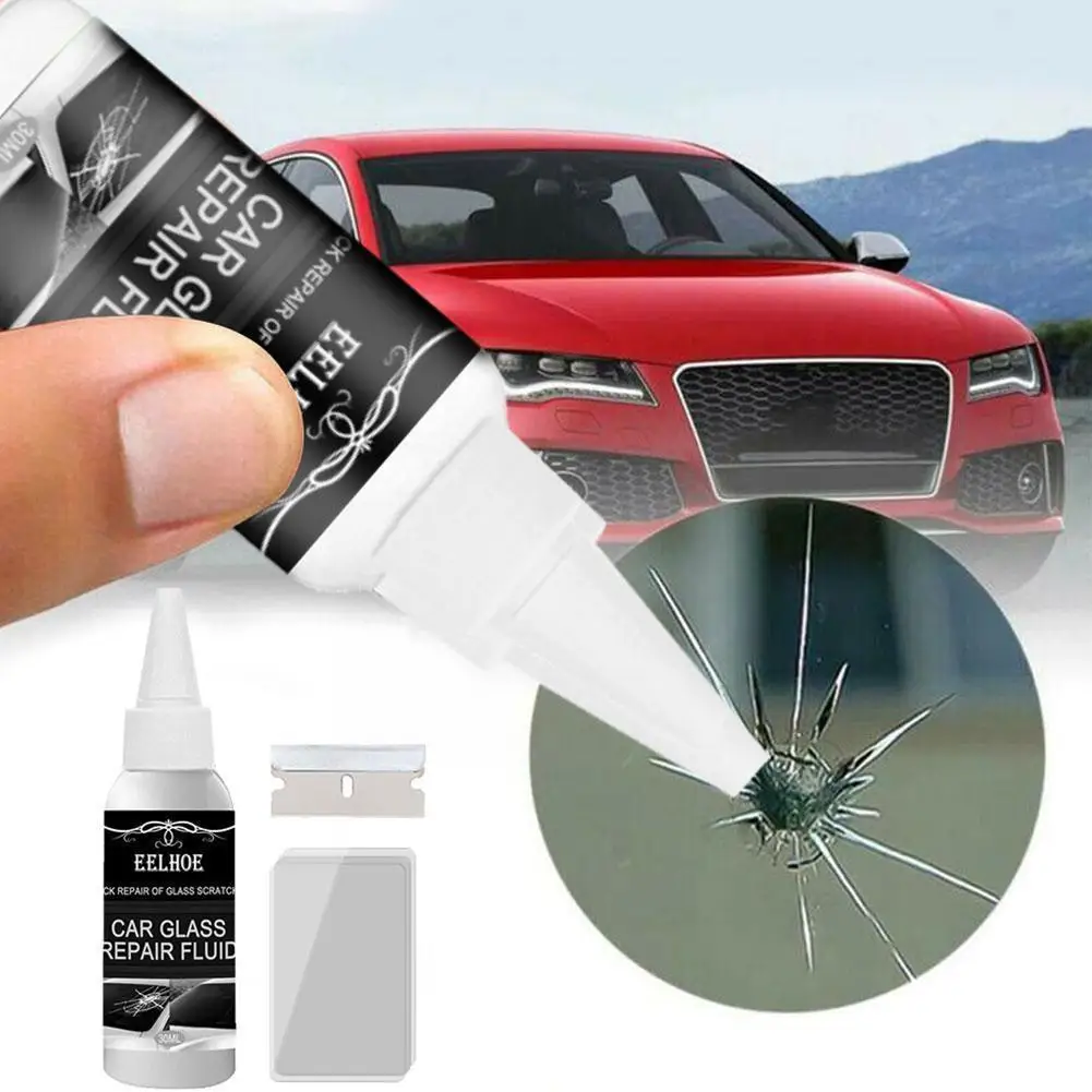 

Car Windshield Cracked Repair Tool Kit Professional Window Scratch Car Crack Restore Renovate Auto Fast Repair Accessories J1F4