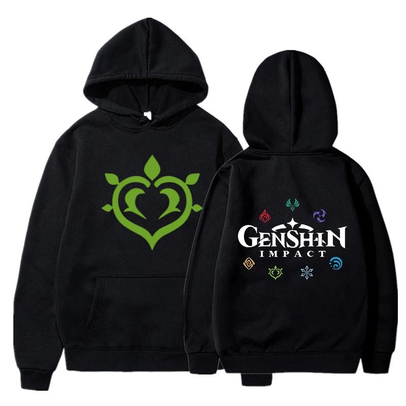 

Oversized Genshin Impact Hoodies genshin account Streetwear Tops Summer Long Sleeve Sweatshirt Women Hoodie Female Clothing Tops