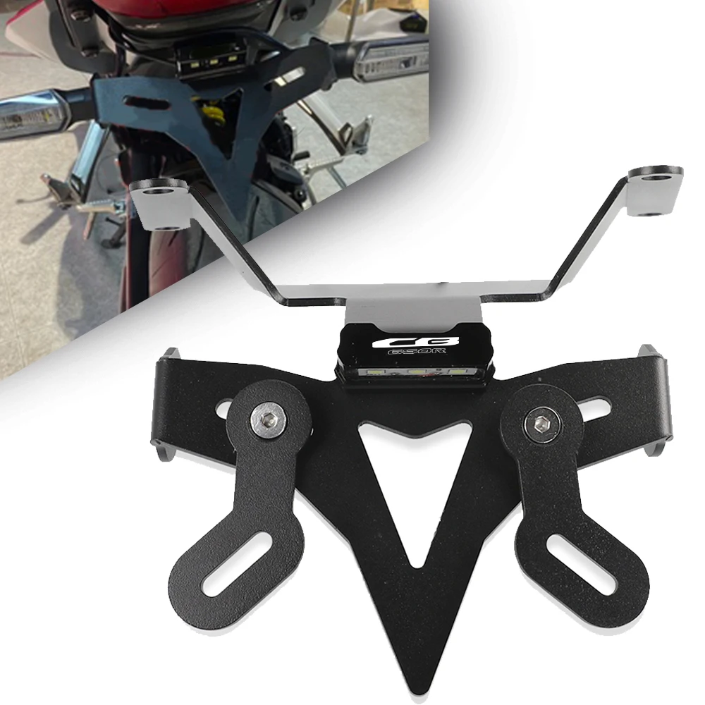 

CB CBR 650R Motorcycle License Plate Holder Bracket indicator Tail Tidy Fender Signal For Honda CB650R CBR650R 2019 2020 cb650r