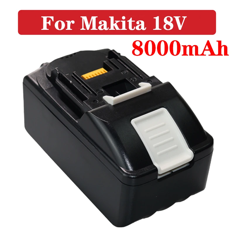 

18V 8.0Ah 21700 Li-Ion Replacement Battery For Makita BL1860 BL1850 BL1840 BL1830 BL1820 BL1815 Rechargeable Screwdriver Battery