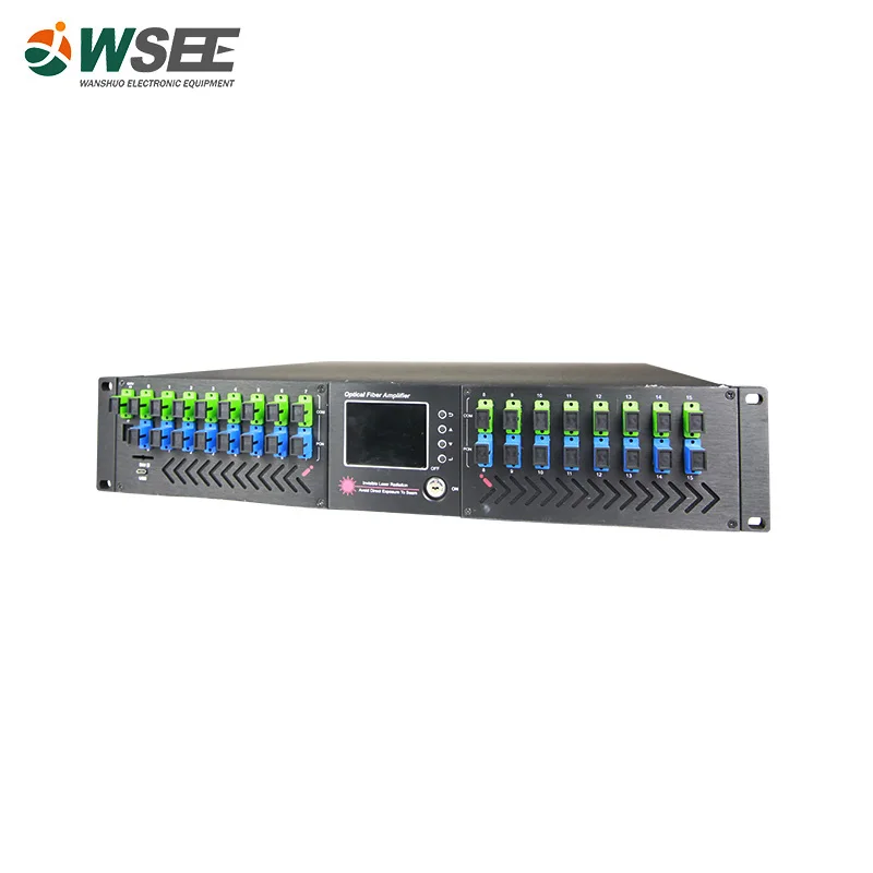 

GPON OLT Network PON WDM 1550 CATV EDFA 4 8 16 32 Output Port