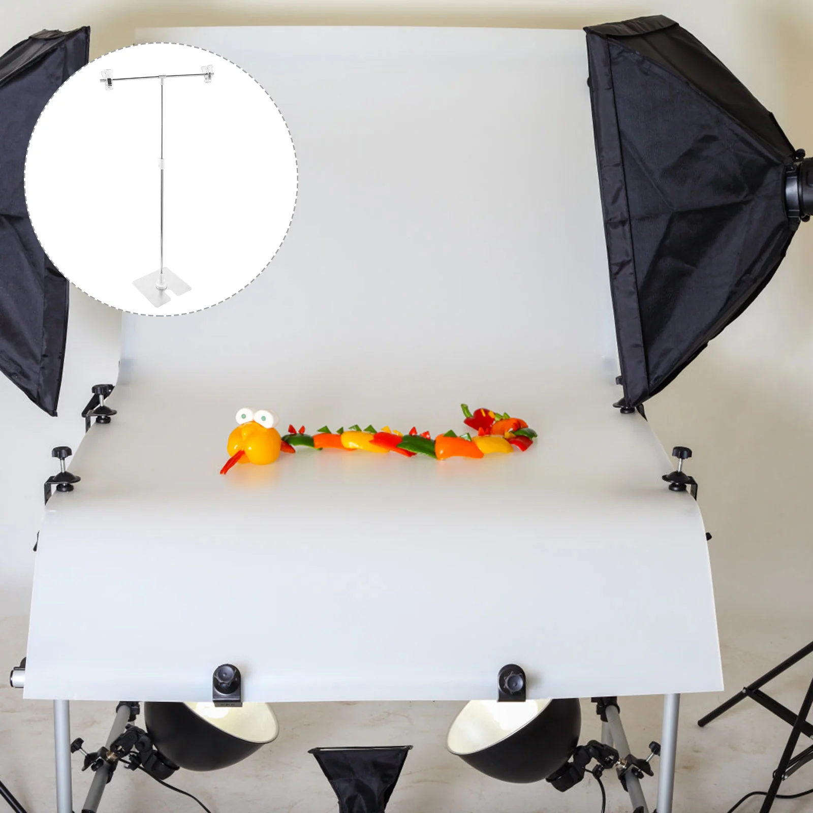 Small Background Stand Screen Photo Backdrop 5x7 Banner Photobooth Projector Mini Photography Tool Suite