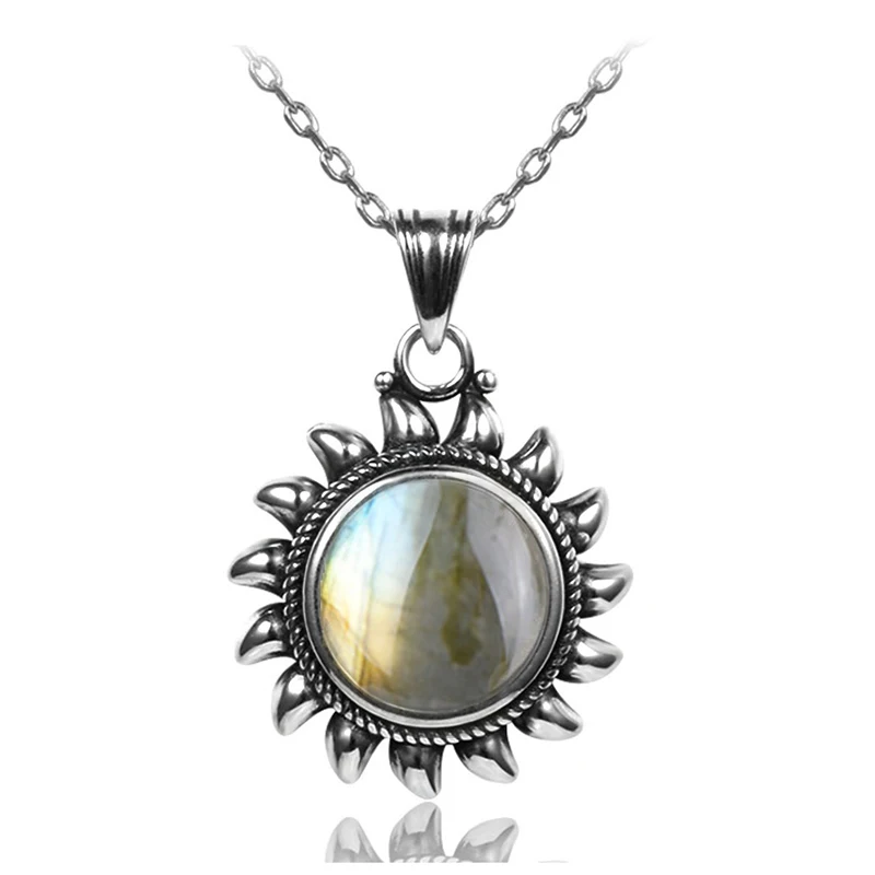 

Original Design Sun Pendants Necklaces Silver Jewelry Necklace for Women Men Popular Fine Party Gifts Wholesale