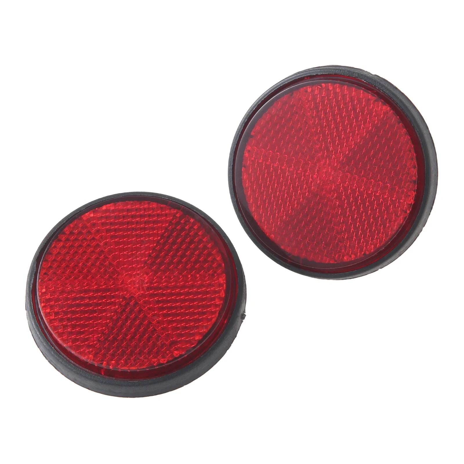 

Универсальный Круглый отражатель для автомобилей, прицепов, автомобилей, грузовиков, квадроциклов, велосипедов, велосипедов, отражатель безопасности, аксессуары для мотоциклов, 2 шт.