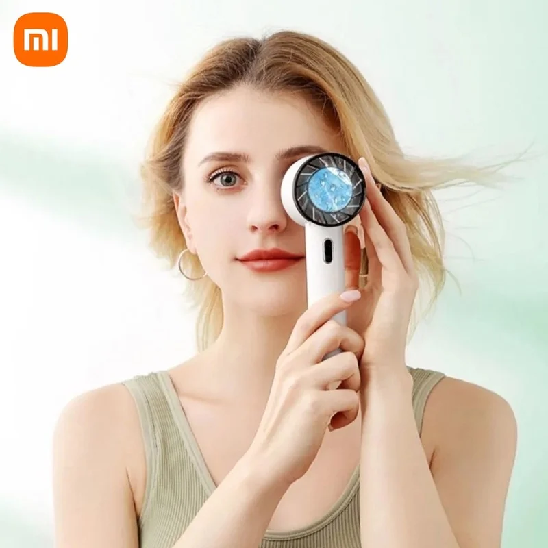

XIAOMI Portable Hand Air Conditioner Semiconductor Refrigeration Cooling Usb Rechargeable Mini Handheld Fan Air Cooler Outdoor