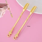 Мини-Ложка для табака, металлическая, для использования в бутылке, для табака, снортер нюхательный порошок, лопатка для микронастройки, аксессуары для курения