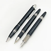 black resin mb roller ballpoint fountain pen luxury office school classic stationery star walk with serial number