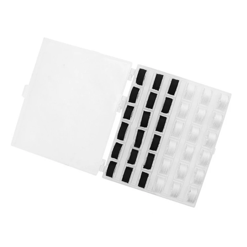 Набор из 38 предварительно намотанных ниток для шпуль шпульки швейной машины с