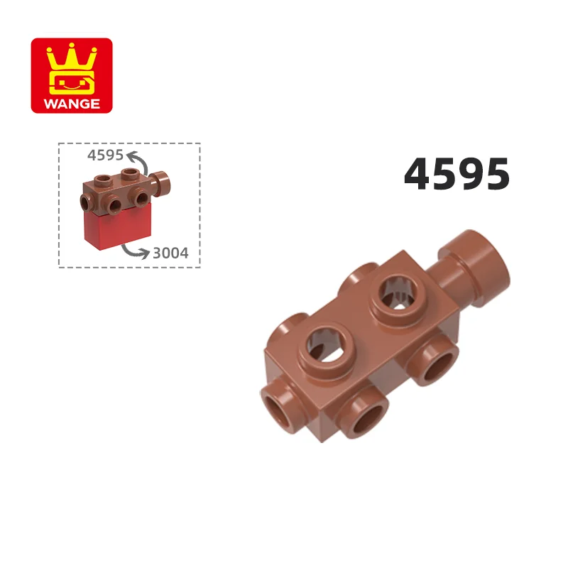 WANGE 4595 100 г/156 шт. специальные строительные блоки 1x2x2/3 шпильки технической мощности