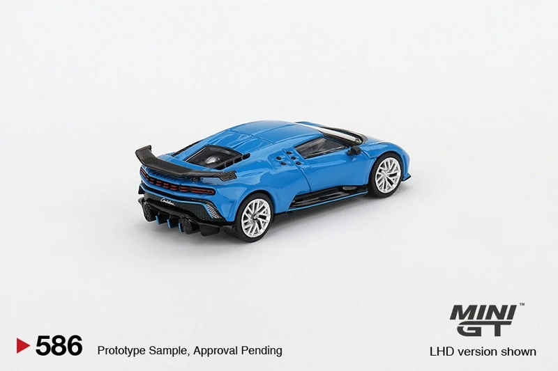 Минigt # 586 1/64 Bugatti Centodieci EB110 синяя литая под давлением модель автомобиля из сплава